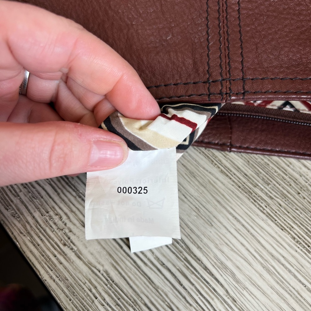 Hadaki Brown Leather Hobo Bag - Picture 12 of 13
